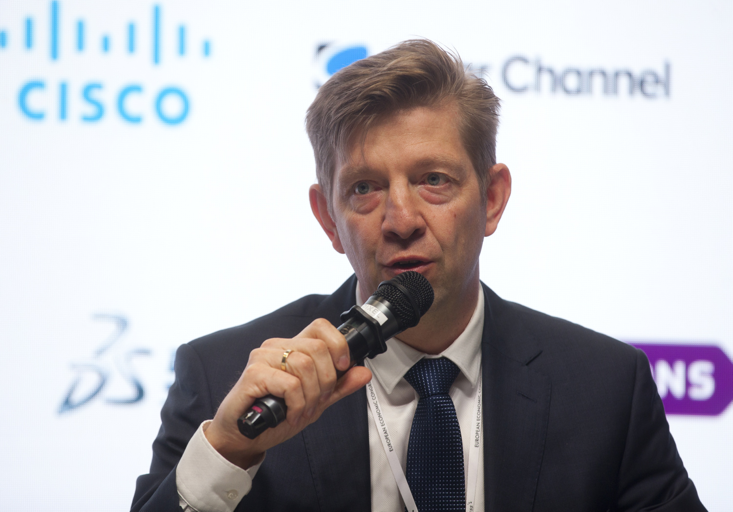 Konrad Purchała, vicepresidente del consiglio di amministrazione di Polskie Sieci Elektroenergetyczne. Foto. PTWP
