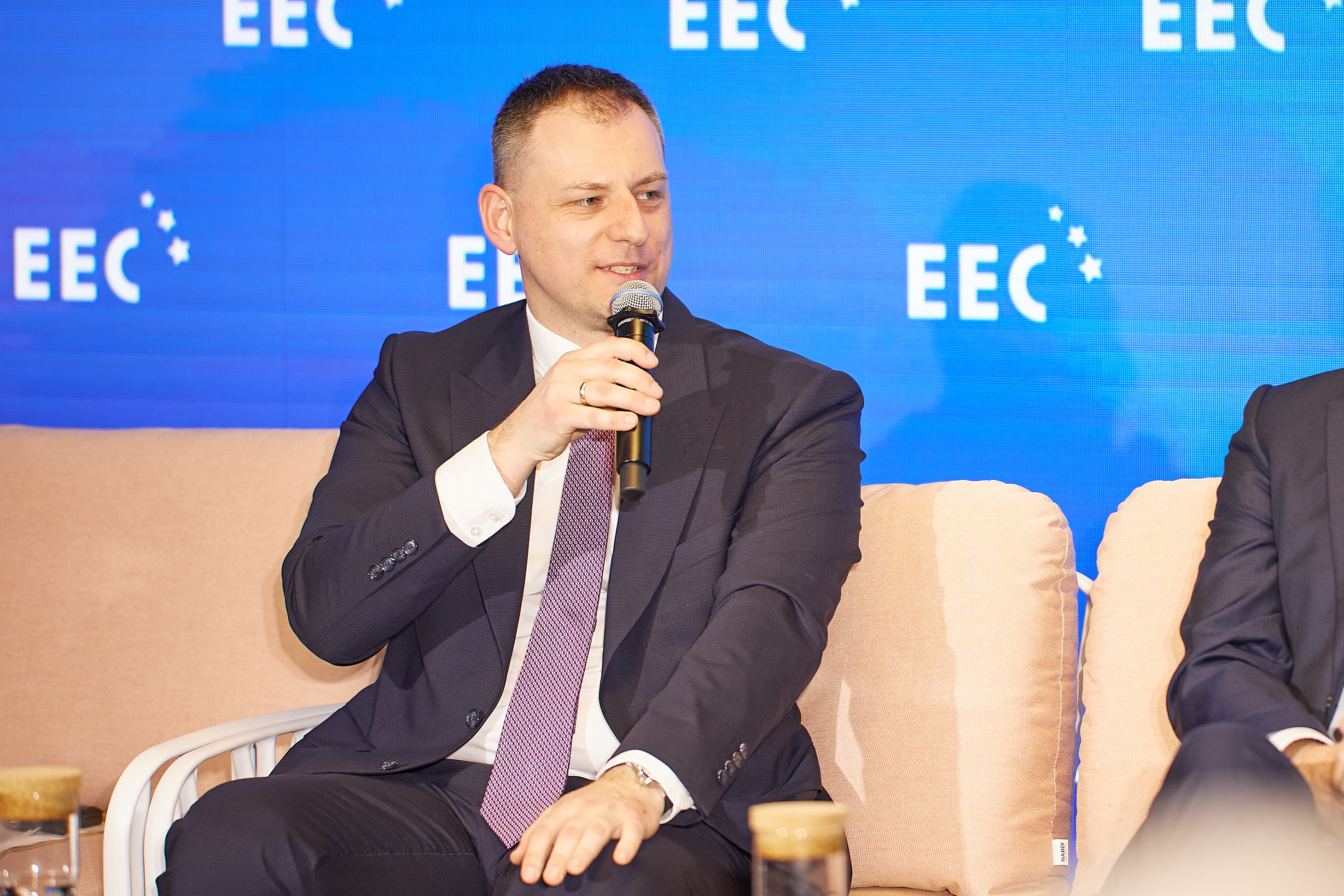 Łukasz Chaberski, prezes Polskich Portów Lotniczych. Fot. PTWP