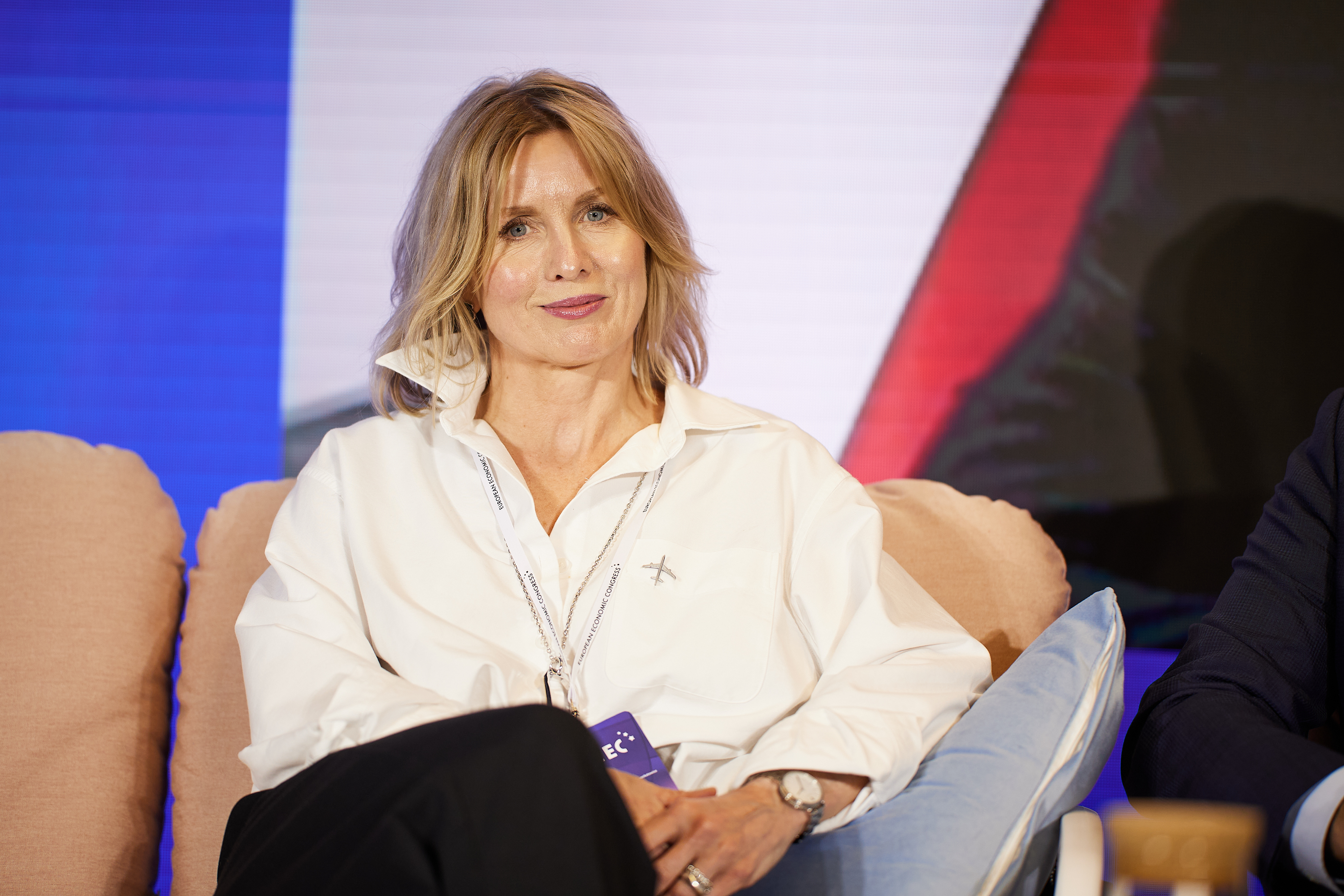 Anna Midera, prezes Portu Lotniczego Łódź, a zarazem prezes Związku Regionalnych Portów Lotniczych. Fot. PTWP