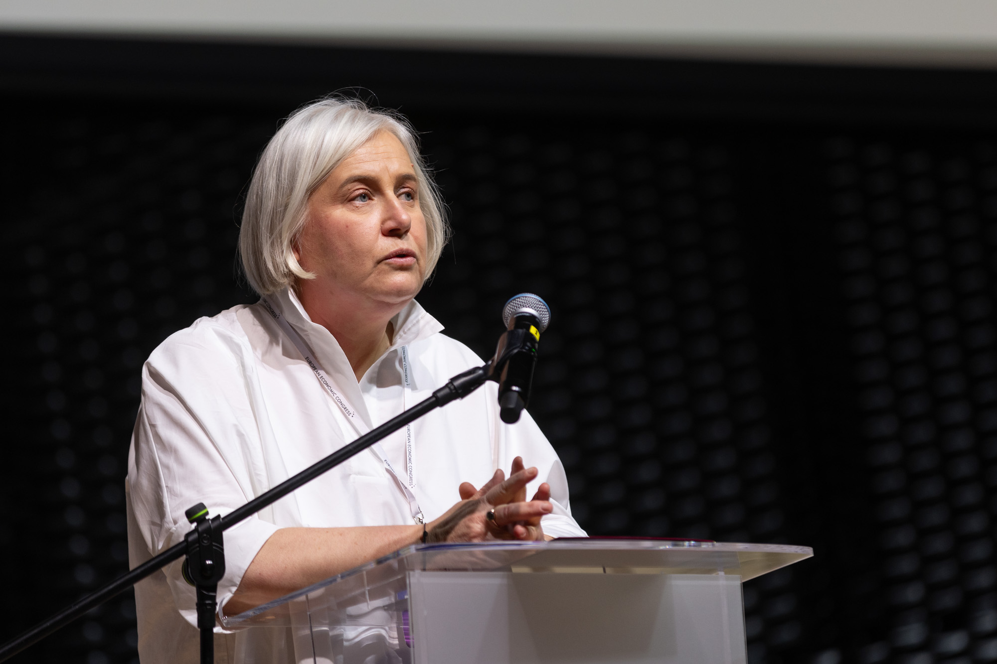Marzena Czarnecka, Industrieministerin. Foto. PTWP