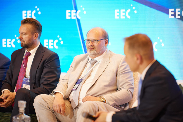 Jarosław Grzywiński, prezes zarządu, NASK SA, Andrzej Cieślak, prezes zarządu, Dynacon Sp. z o.o., Artur Józefiak, wiceprezes, szef Centrum Usług Cyberbezpieczeństwa dla Europy, Accenture w Polsce 