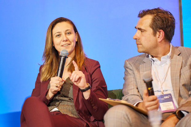 Joanna Świątkowska, zastępca sekretarza generalnego, Europejska Organizacja ds. Cyberbezpieczeństwa (ECSO), Aleksander Skołożyński, CFO, członek zarządu ds. finansowych, Cellnex Poland