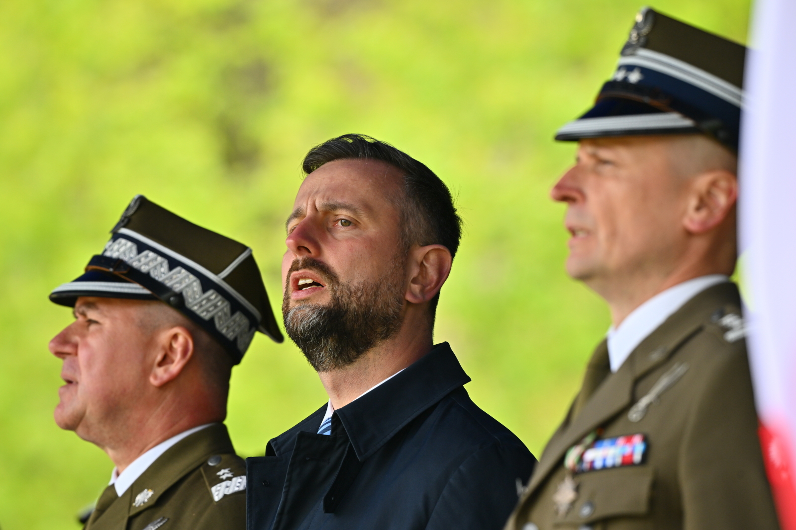 Wicepremier, szef MON-u Władysław Kosiniak-Kamysz na apelu z okazji święta Pułku Reprezentacyjnego Wojska Polskiego. Fot. PAP/Przemysław Piątkowski