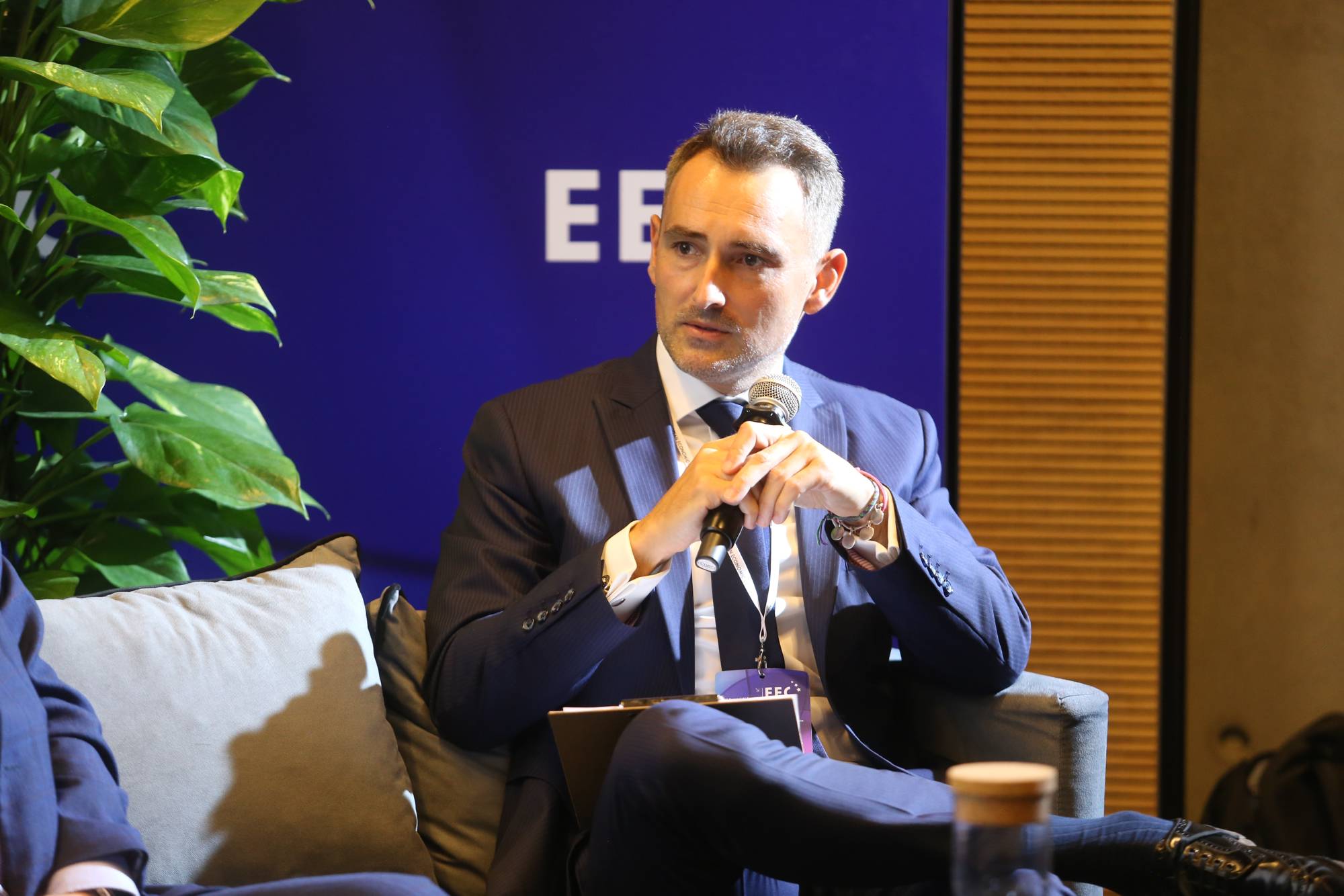 O painel foi liderado por Filip Elżanowski, presidente do conselho da Associação de Advogados de Energia. Foto. PTWP