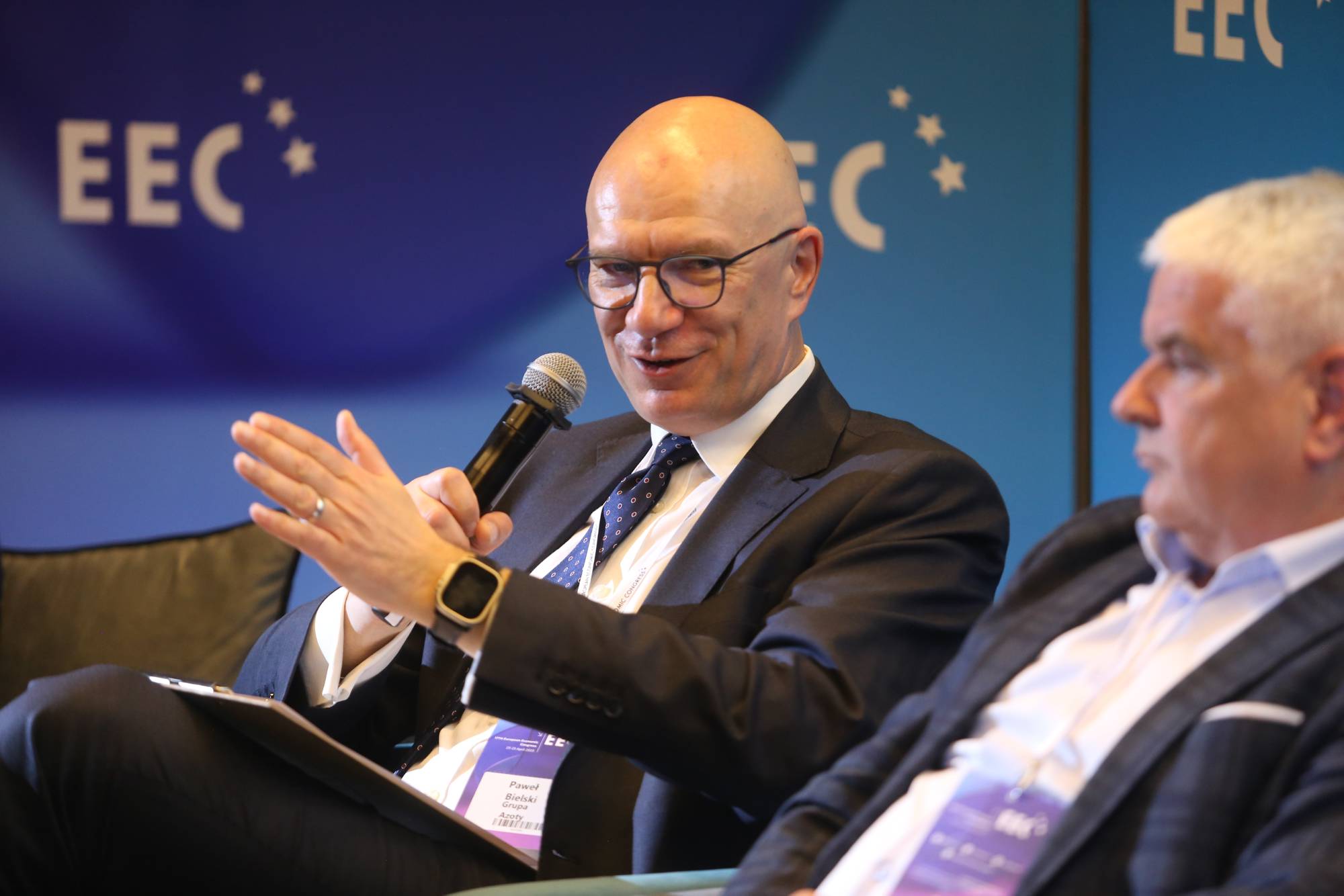 - Não temos gás natural que vem da Rússia, mas temos o mesmo gás que é processado em fertilizantes e flui na forma de fertilizantes. Sanções não se aplicam a isso e nunca se aplicaram, enfatizou Paweł Bielski. Foto. PTWP