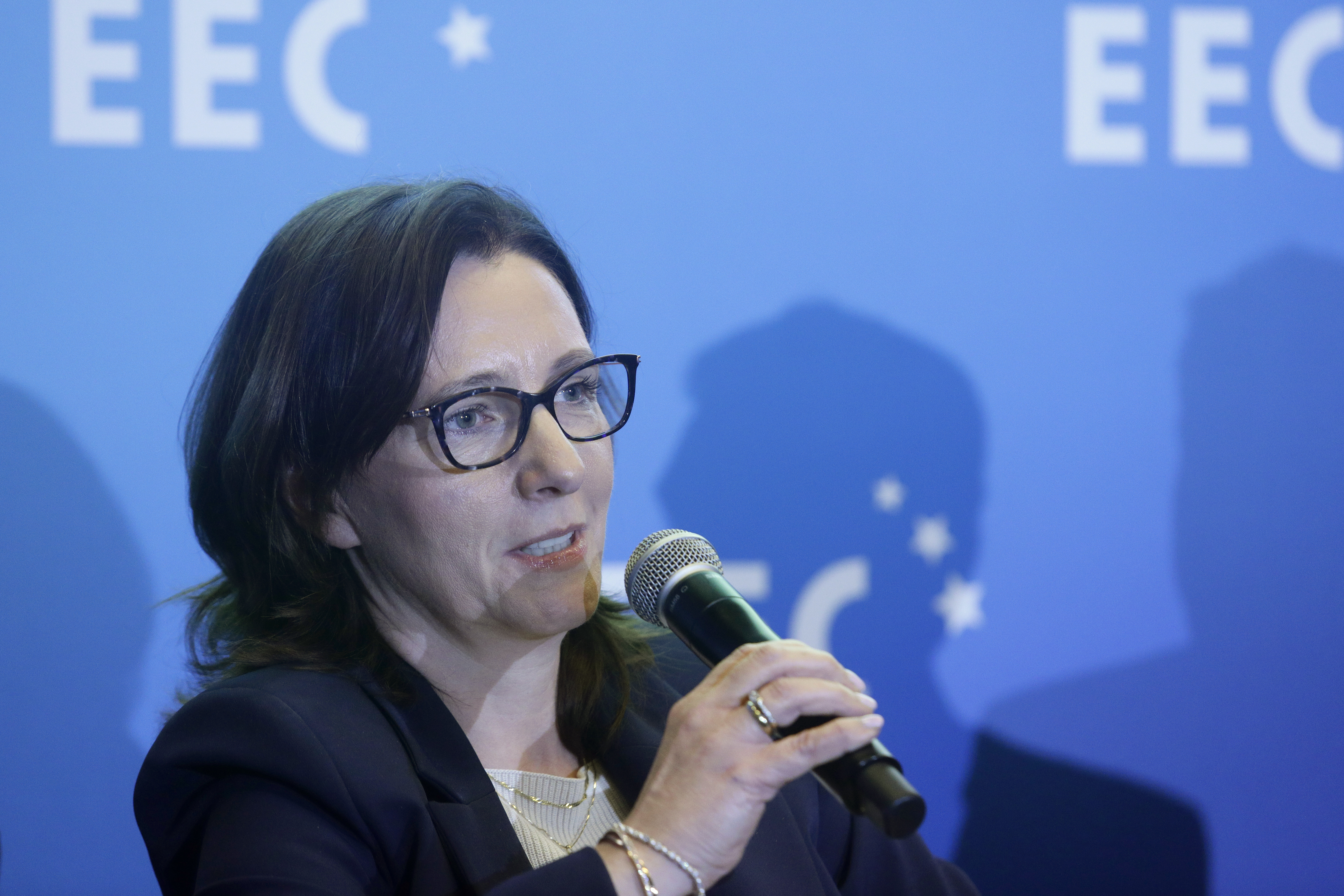 Magdalena Rogalska, Deutsche Bank Polska Yönetim Kurulu Başkan Yardımcısı. Fotoğraf. PTWP