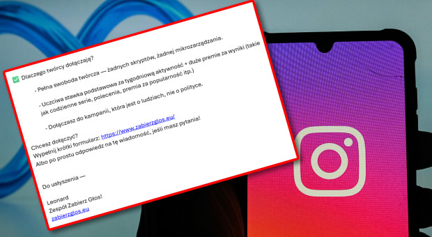 Polskich influencerów namawiano na posty o kampanii. W tle pieniądze za zasięgi