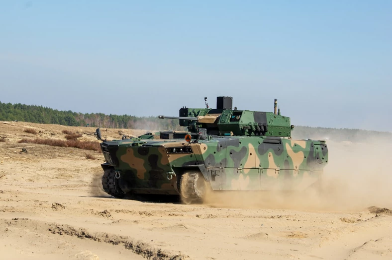 El Borsuk IFV es el primer vehículo de combate de infantería polaco diseñado y fabricado desde cero en el país, foto: HSW