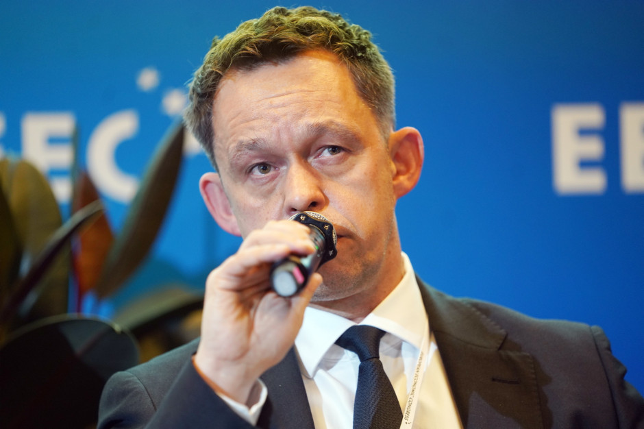 Maciej Olek, członek zarządu, dyrektor operacyjny budownictwa kolejowego, energetycznego i przemysłowego Budimex (Fot. PTWP)