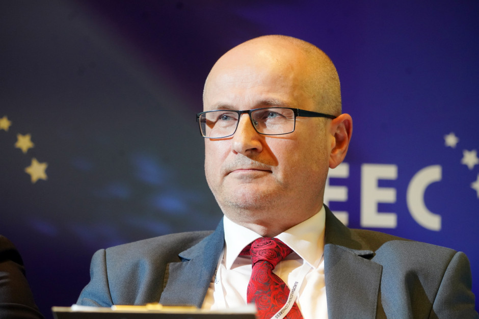 Piotr Laska, członek zarządu Strabagu (Fot. PTWP)