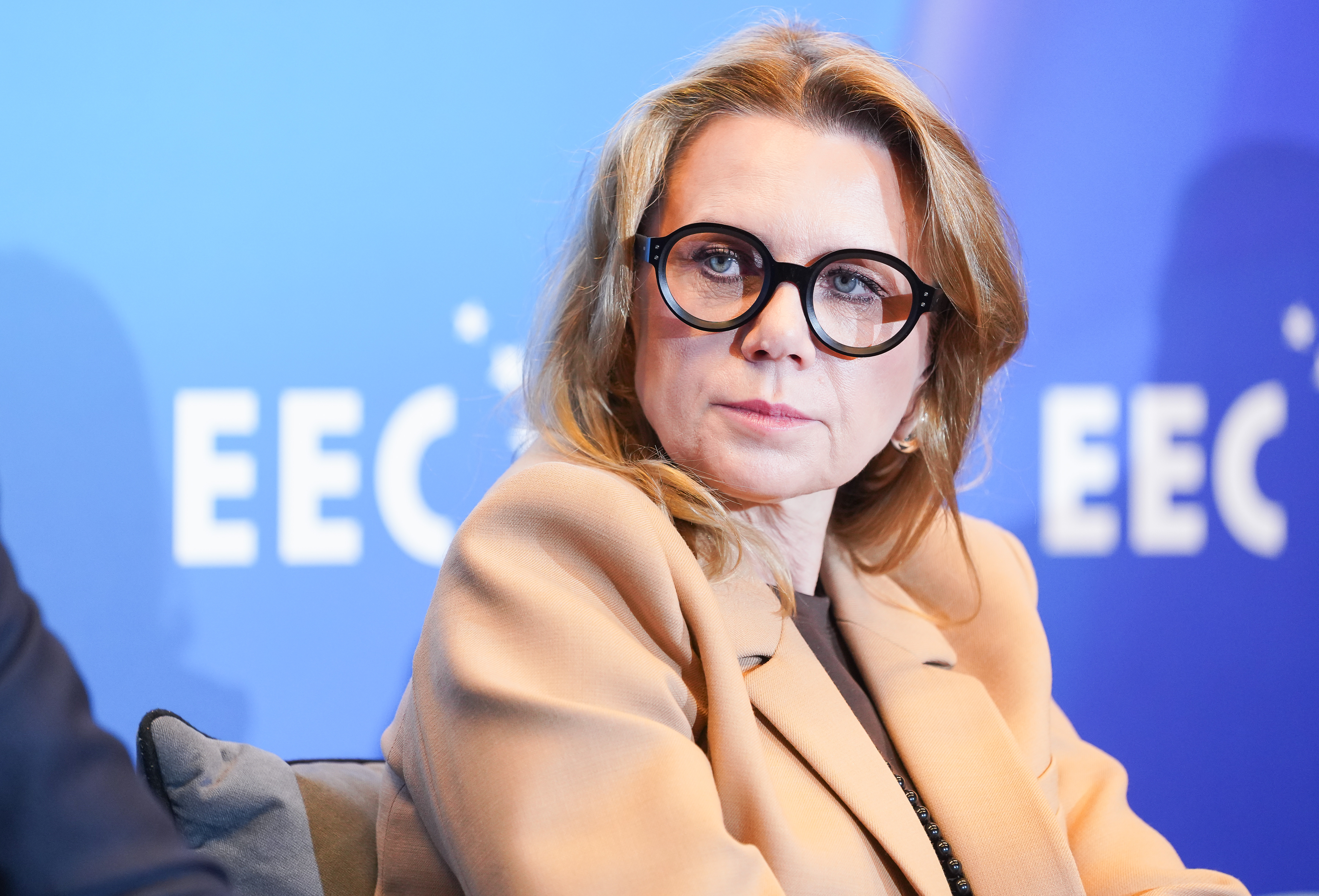 Agnieszka Okońska, Polonya Enerji Şebekeleri başkan yardımcısı. Fotoğraf. PTWP