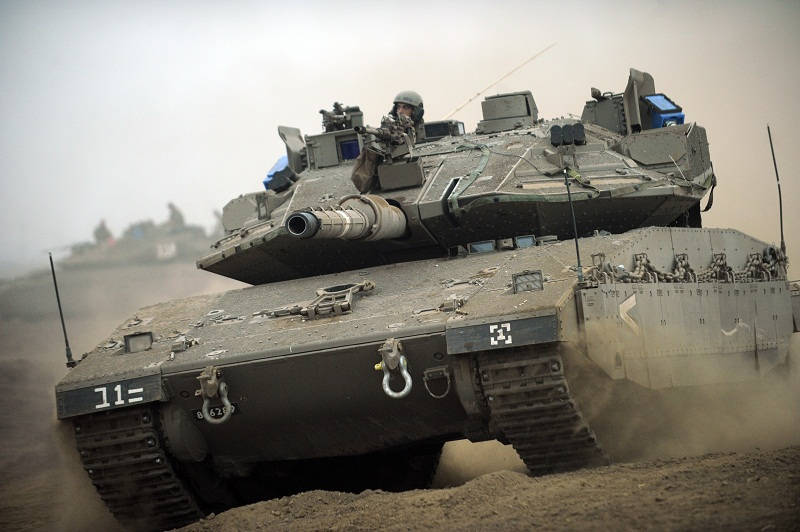 Merkava mit Trophy-System, Foto: Israelisches Verteidigungsministerium