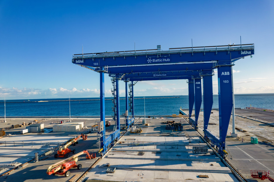 Nowy terminal powstał w całości na wodzie jako przedłużenie istniejących już struktur terminali T1 i T2. Fot. mat. pras. Baltic Hub