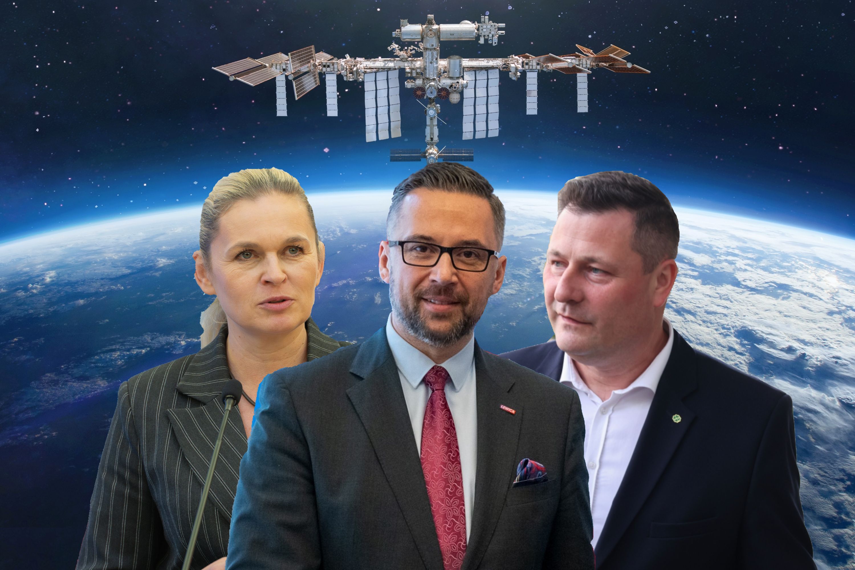 Министерства Барбары Новацкой, Марцина Кулашека и Кшиштофа Пашика должны приложить больше усилий для популяризации полета польского астронавта (фото: PAP/Albert Zawada / MRiT / MEN / Shutterstock / Dima Zel)
