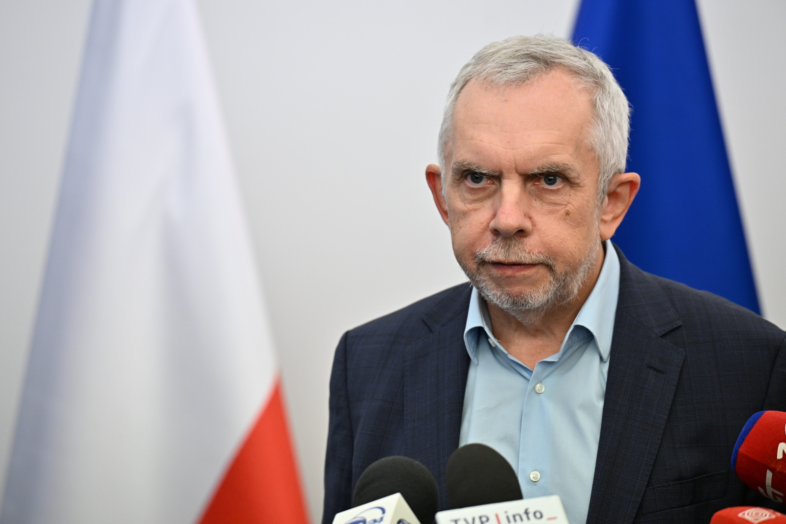 Alla conferenza sulla modifica della cosiddetta legge sui parchi eolici ha partecipato, tra gli altri, Grzegorz Onichimowski, presidente del PSE (Foto: PAP Marcin Kmieciński)