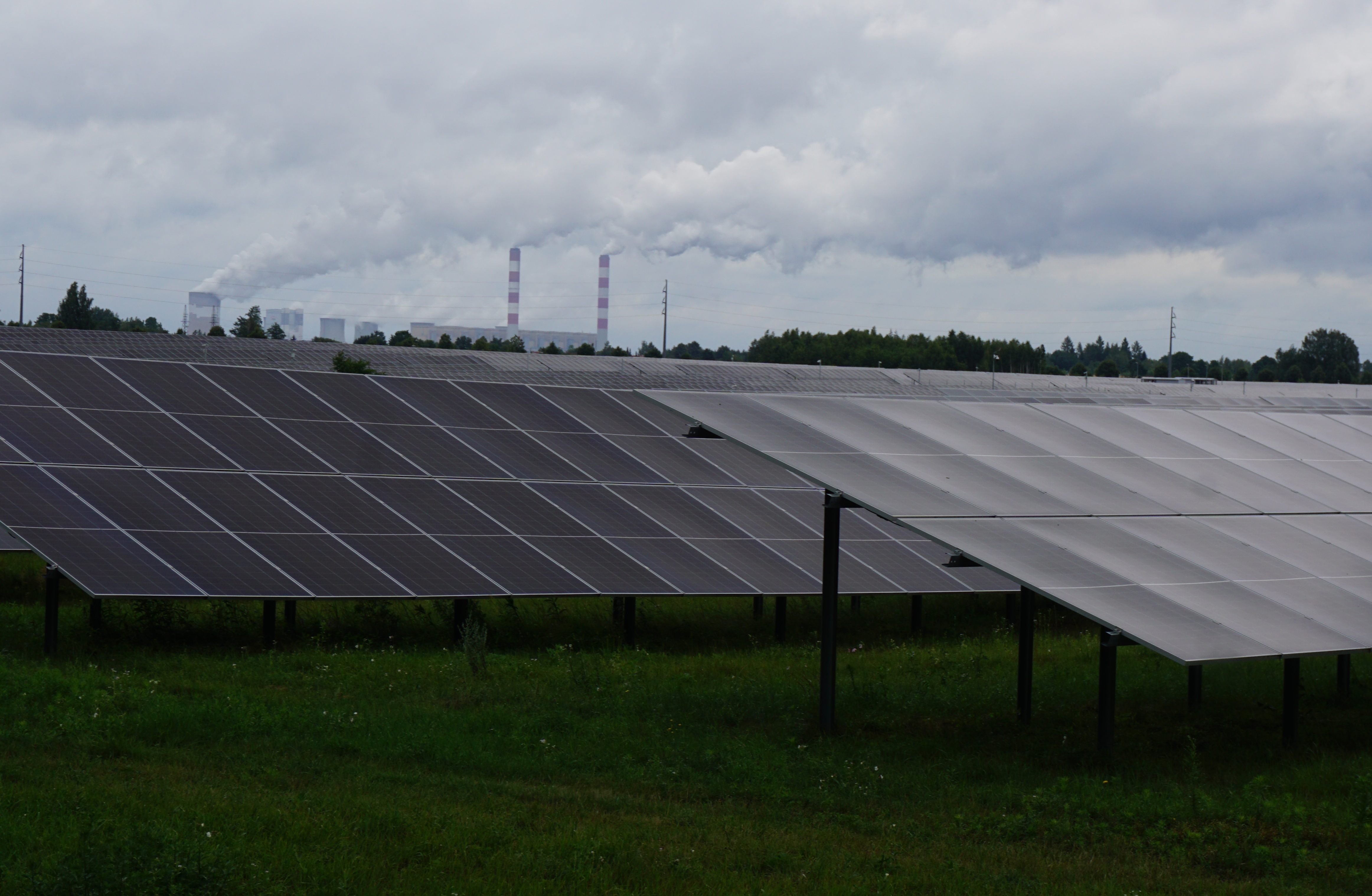 Kleszczów souhaite remplacer l'énergie de la centrale de Bełchatów, dont la fermeture est prévue, par des énergies renouvelables. Photo : Piotr Myszor / PTWP
