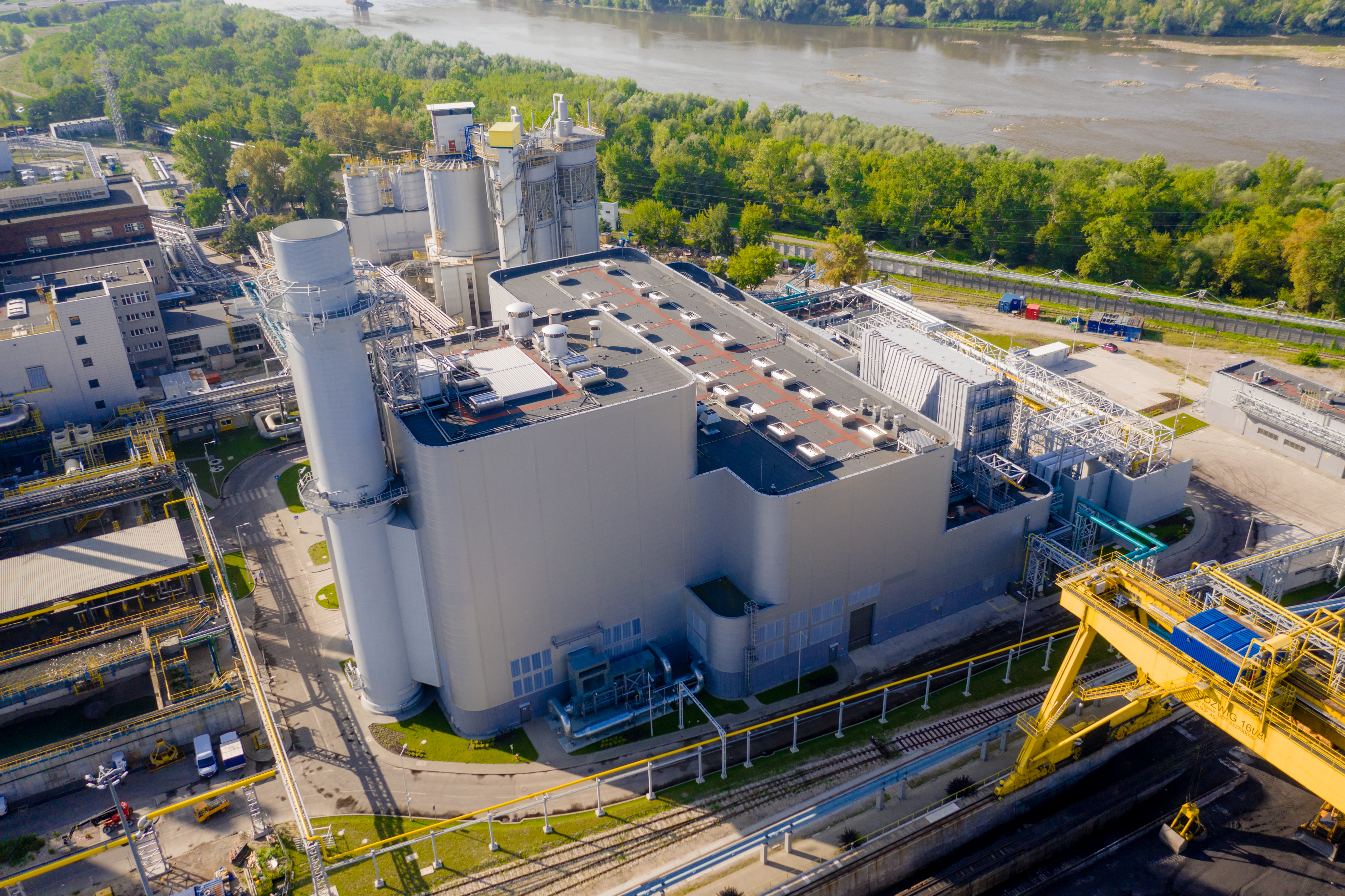 Orlen Termika planea construir una unidad de gas en Siekierki, Varsovia, similar a la de Żerań (en la foto).
