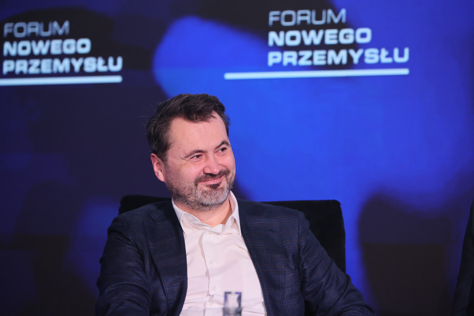 - Transformacja nigdy nie ma końca, to jest prawda. Druga prawda jest jednak taka, że każde pieniądze można wydać na IT, każde możemy przepalić jak tylko chcemy - mówił Paweł Biel, wiceprezes firmy Amica w czasie Forum Nowego Przemysłu. Fot. PTWP
