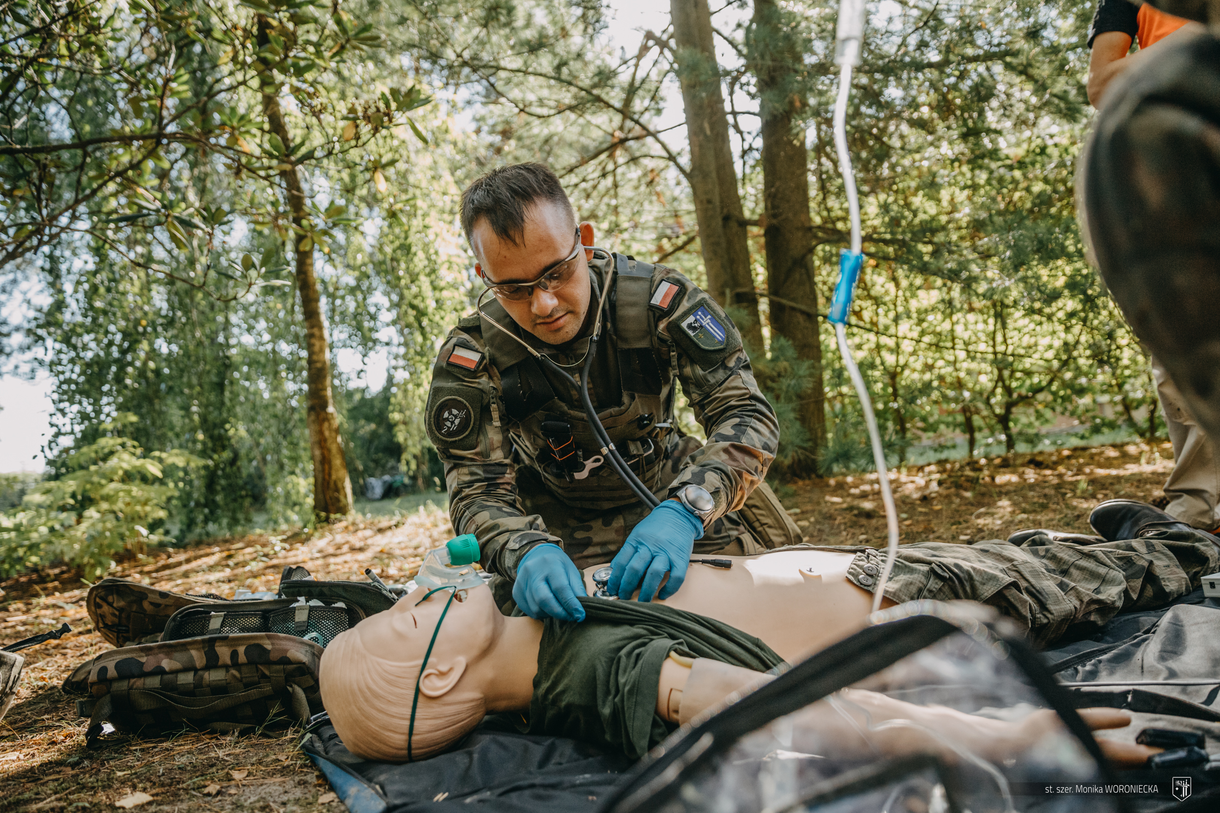 MIL MED CHALLENGE tactische medische reddingswedstrijd. Op de foto de editie van 2023. Foto: Persmateriaal / ZOOM MA / Soldaat Monika Woroniecka/15 BZ