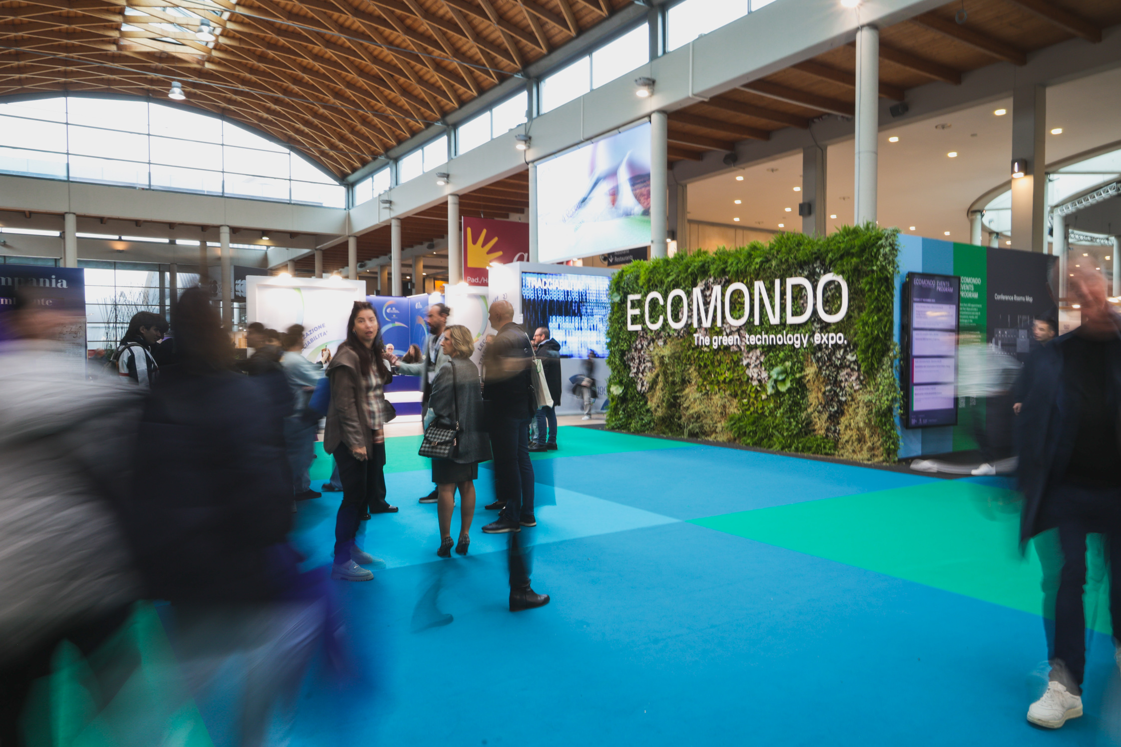 Rimini'deki Ecomondo, çevre koruma ve yeşil dönüşüme adanmış bir ticaret fuarıdır. Fotoğraf: Basın materyalleri / Ecomondo