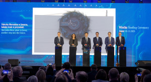 Budowa nowej fabryki Mercedesa w Polsce nabiera tempa. Ważny etap prac zakończony