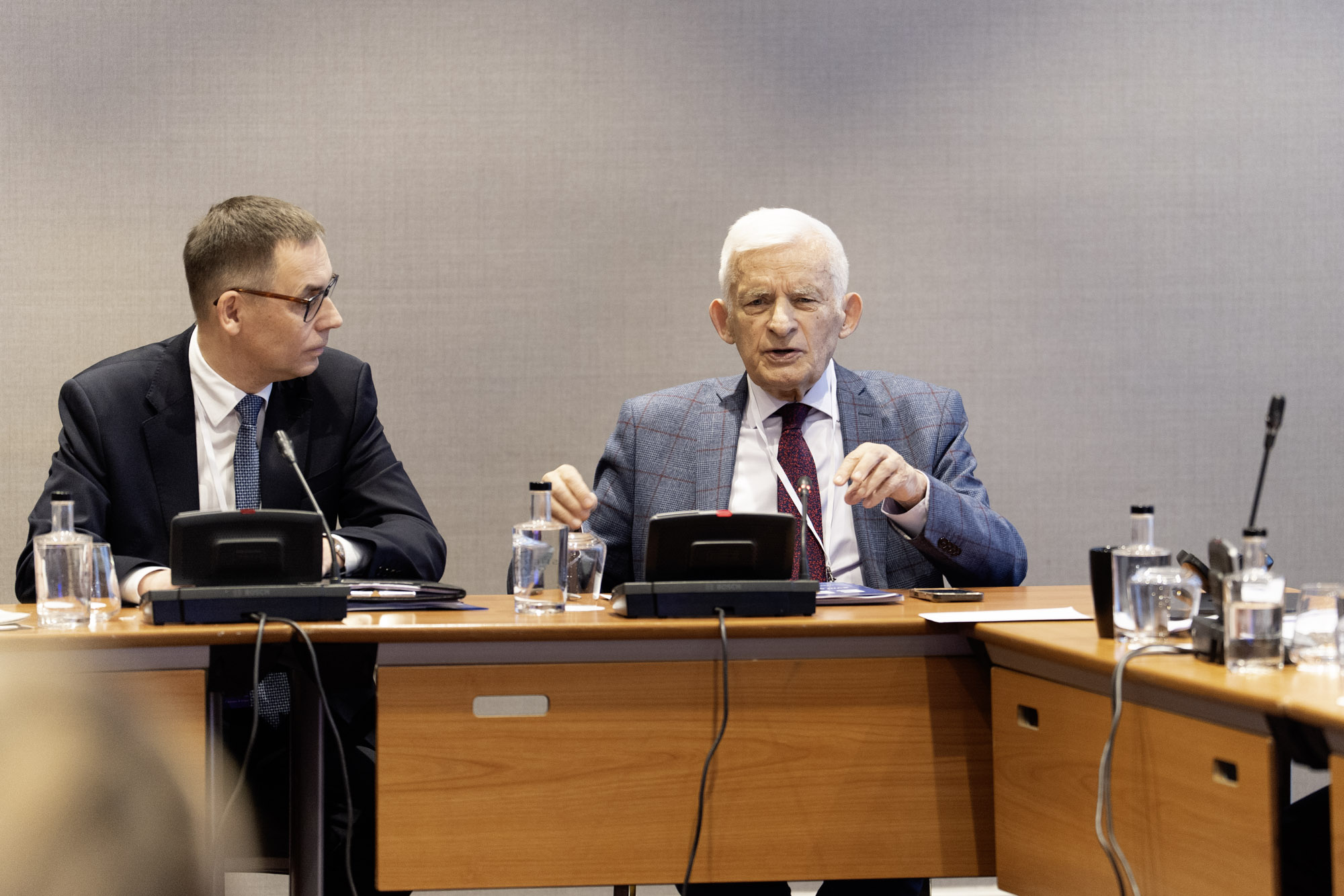 Wojciech Kuśpik, prezes Grupy PTWP i inicjator Europejskiego Kongresu Gospodarczego oraz Jerzy Buzek, przewodniczący Rady EEC Fot. PTWP