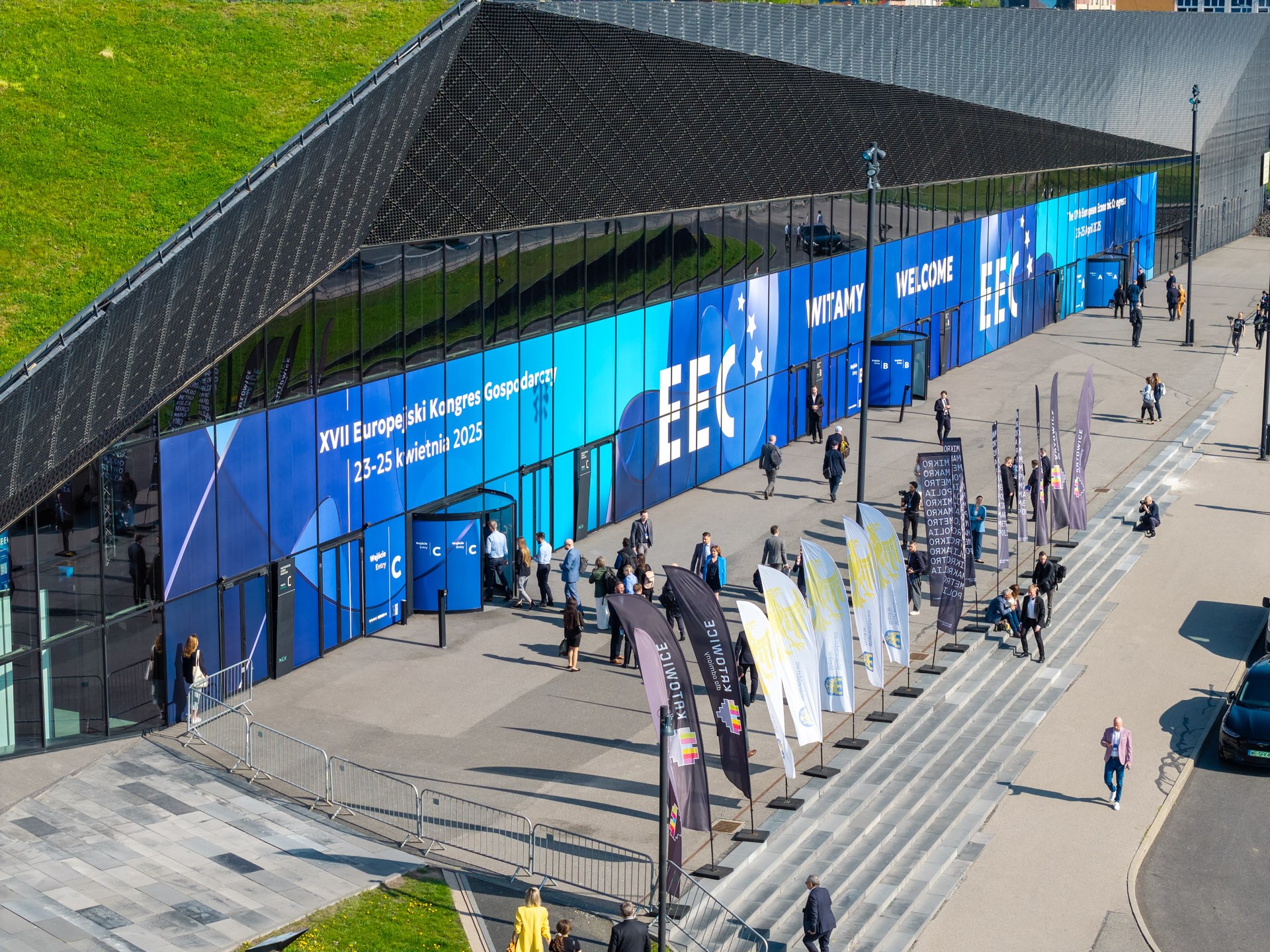 XVIII Europejski Kongres Gospodarczy (EEC) odbędzie się w terminie 22-24 kwietnia 2026 roku w Międzynarodowym Centrum Kongresowym i Spodku w Katowicach Licencja: Materiały prasowe / MCK / MCK