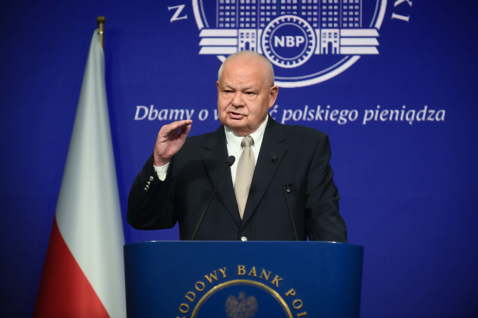 Papierowy zysk pochodzący z księgowej wyceny złota, prezentowany przez prezesa Adama Glapińskiego dwa tygodnie temu, jest już nieaktualny - mówi Kotecki. Fot. Narodowy Bank Polski / Inne