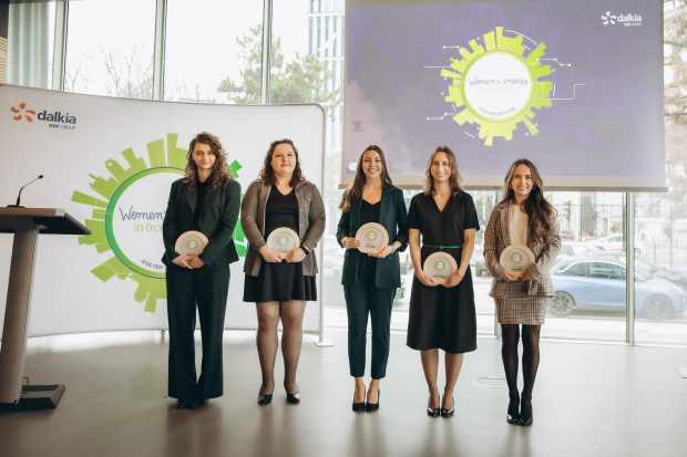 Laureatki kategorii inżynierskiej ( fot. mat.pras/ Grupa Dalkia)