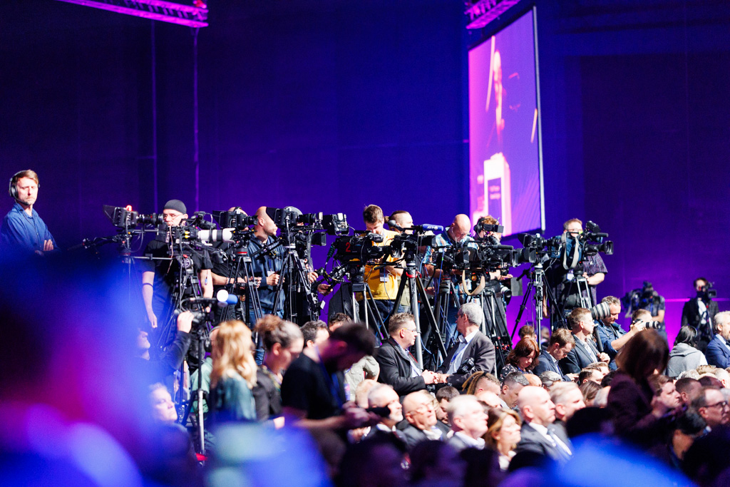 Zainteresowanie mediów Kongresem nie maleje i wynika nie tylko z obecności najważniejszych polskich polityków. Fot. PTWP