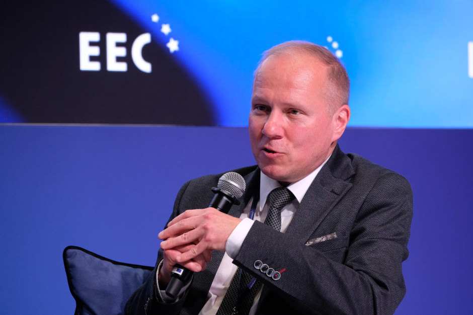 Debatę poprowadził Marek Świerczyński z Polityki Insight Fot: PTWP