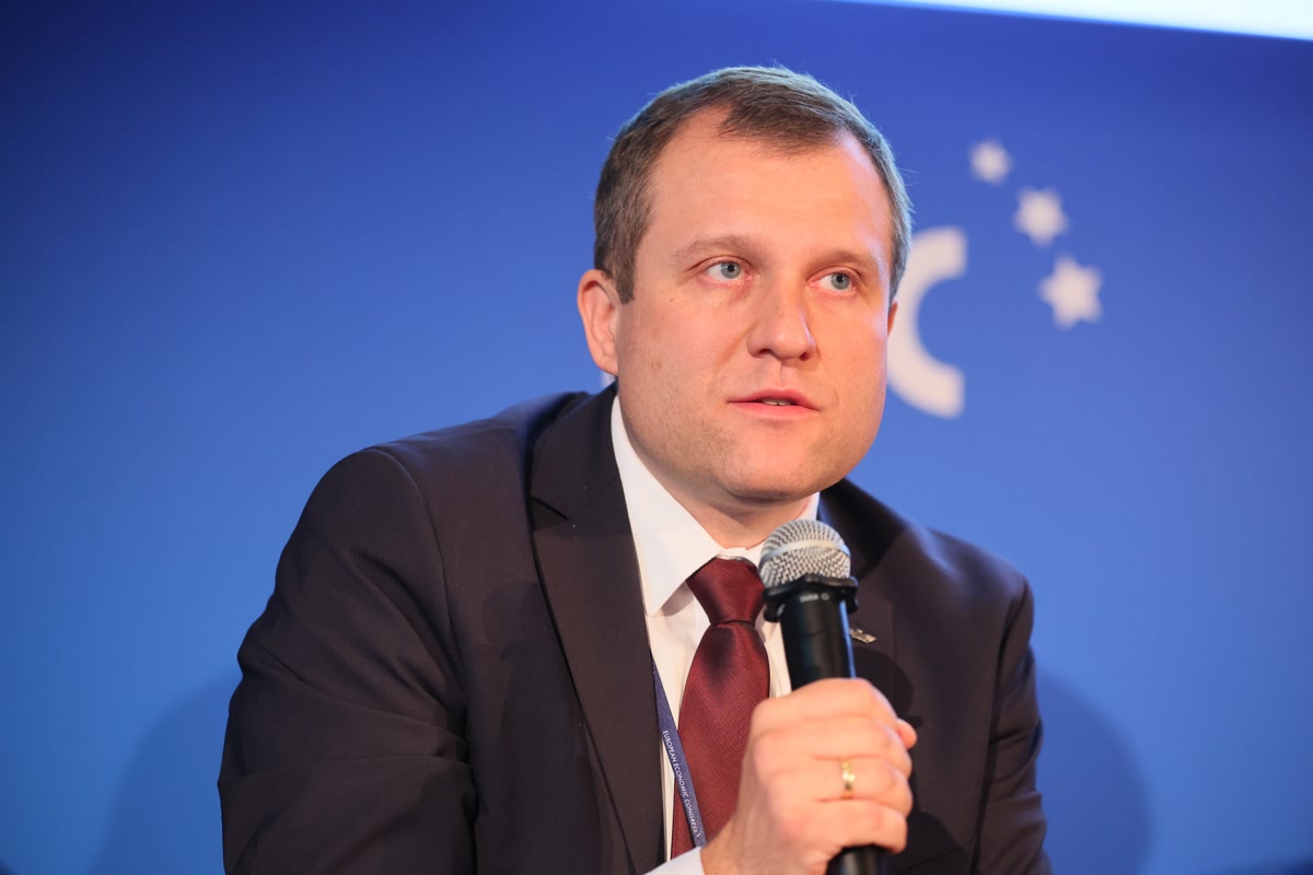 Dyrektor ds. transformacji cyfrowej w PKP Polskich Liniach Kolejowych Krzysztof Drozdowski Fot. RK / PTWP