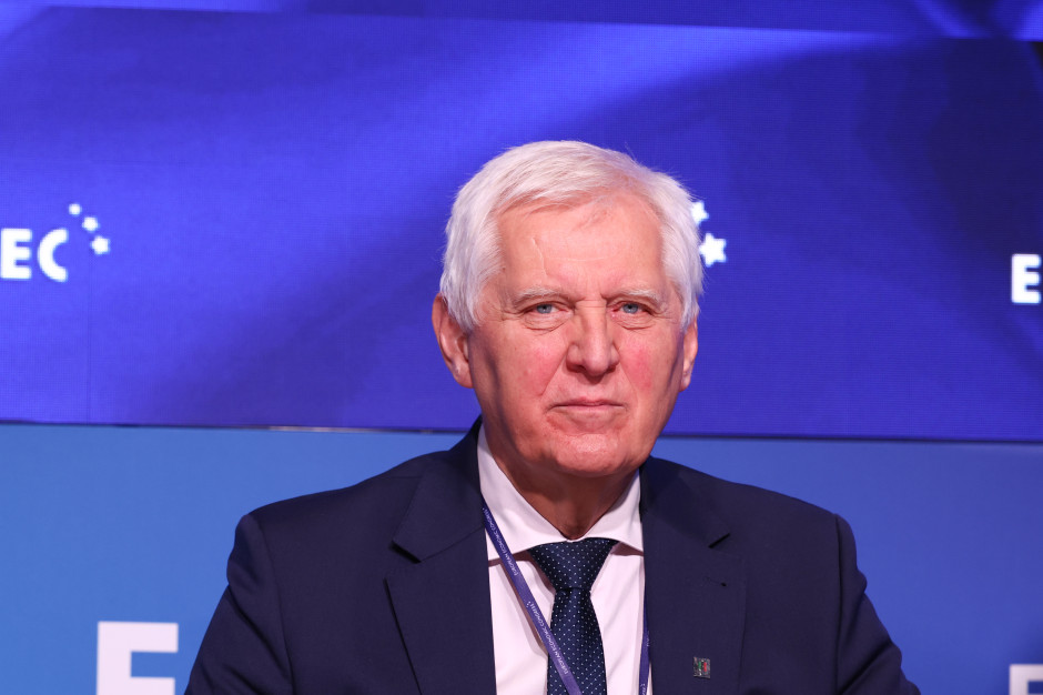 Tadeusz Telejko, prorektor ds. ogólnych Akademii Górniczo-Hutniczej w Krakowie. Licencja: PTWP