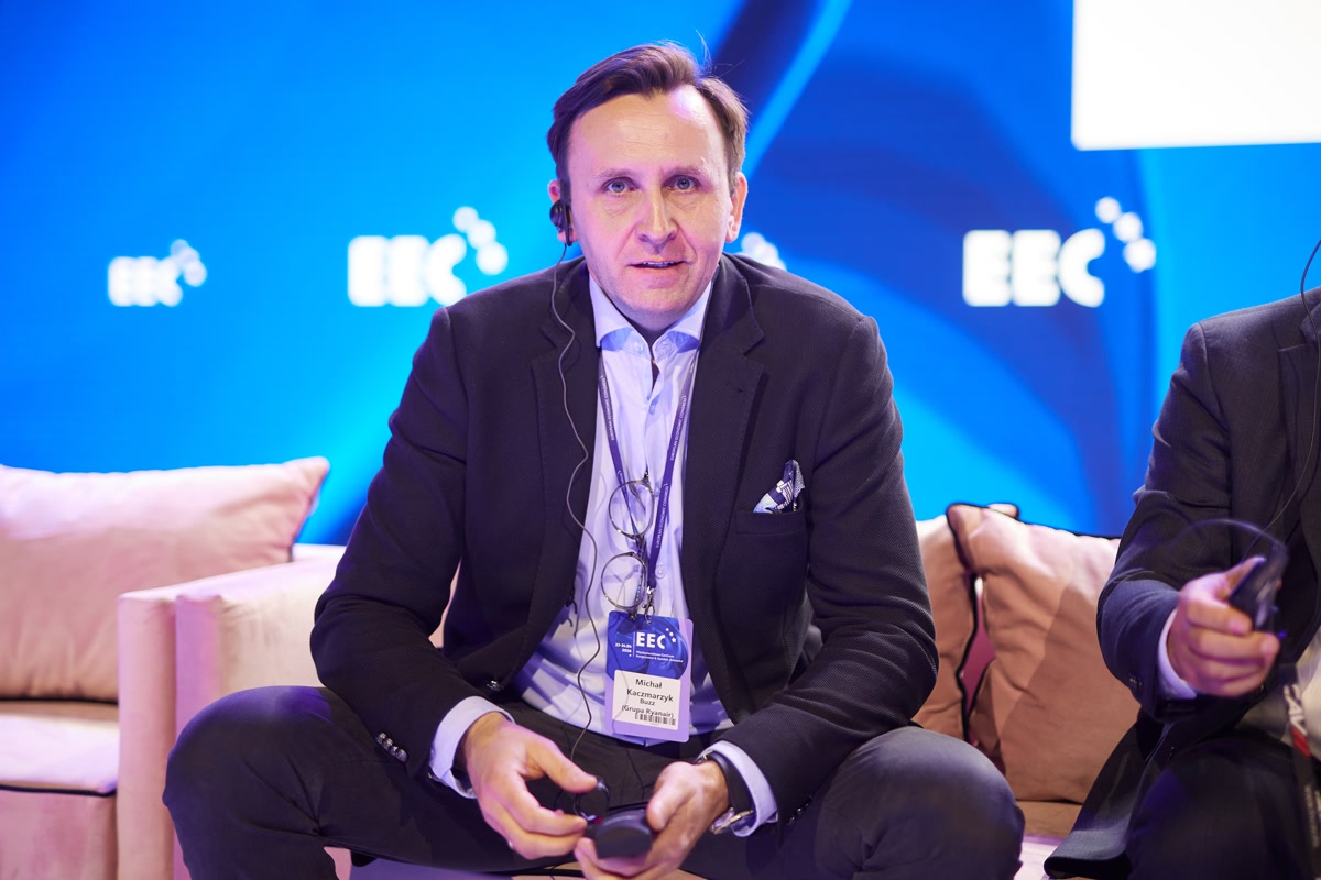 Michał Kaczmarzyk, szef polskich struktur Grupy Ryanair, prezes czarterowej linii Buzz Fot: PTWP