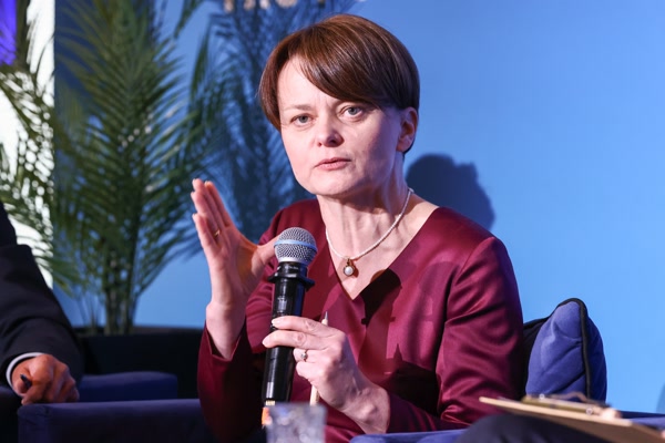 Jadwiga Emilewicz, minister przedsiębiorczości i technologii oraz minister rozwoju w latach 2018–2020, wiceprezes Rady Ministrów w 2020, pełnomocnik rządu ds. polsko-ukraińskiej współpracy rozwojowej w 2023 Fot: Studio PTWP