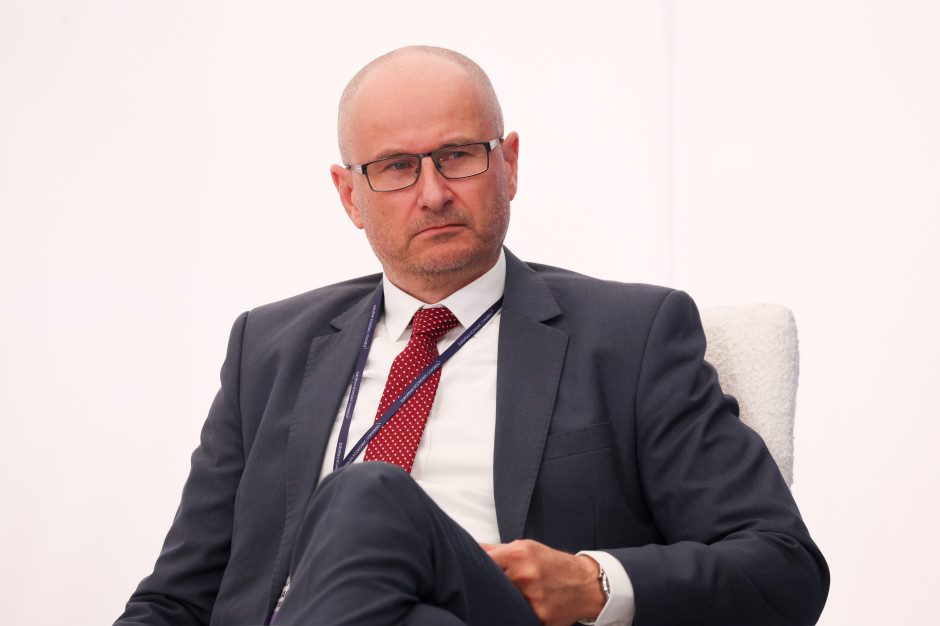 Piotr Laska, członek zarządu Strabagu. Fot: PTWP