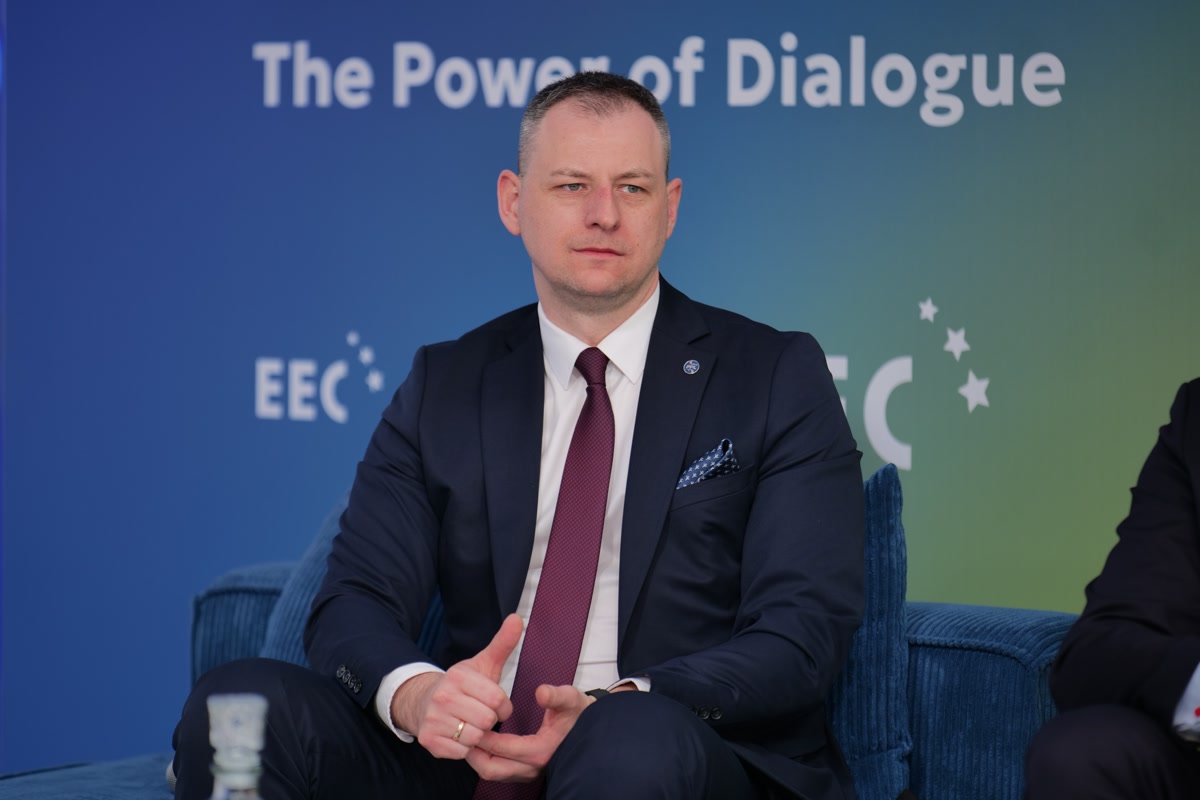 Łukasz Chaberski, prezes Polskich Portów Lotniczych Fot: PTWP