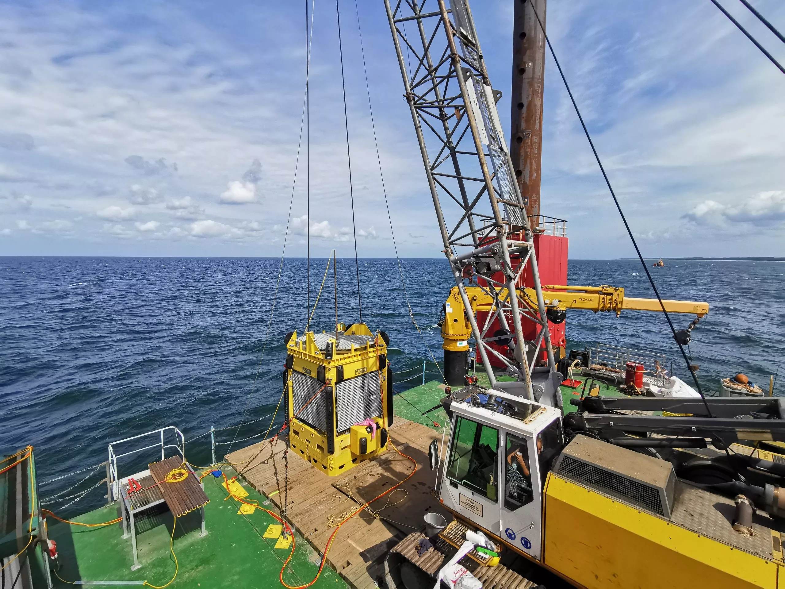 Badania sejsmiki 2D dla projektu morskiej farmy wiatrowej Baltic West, realizowanej przez spółkę Orlen Neptun. Fot. Materiały prasowe / Geofizyka Toruń