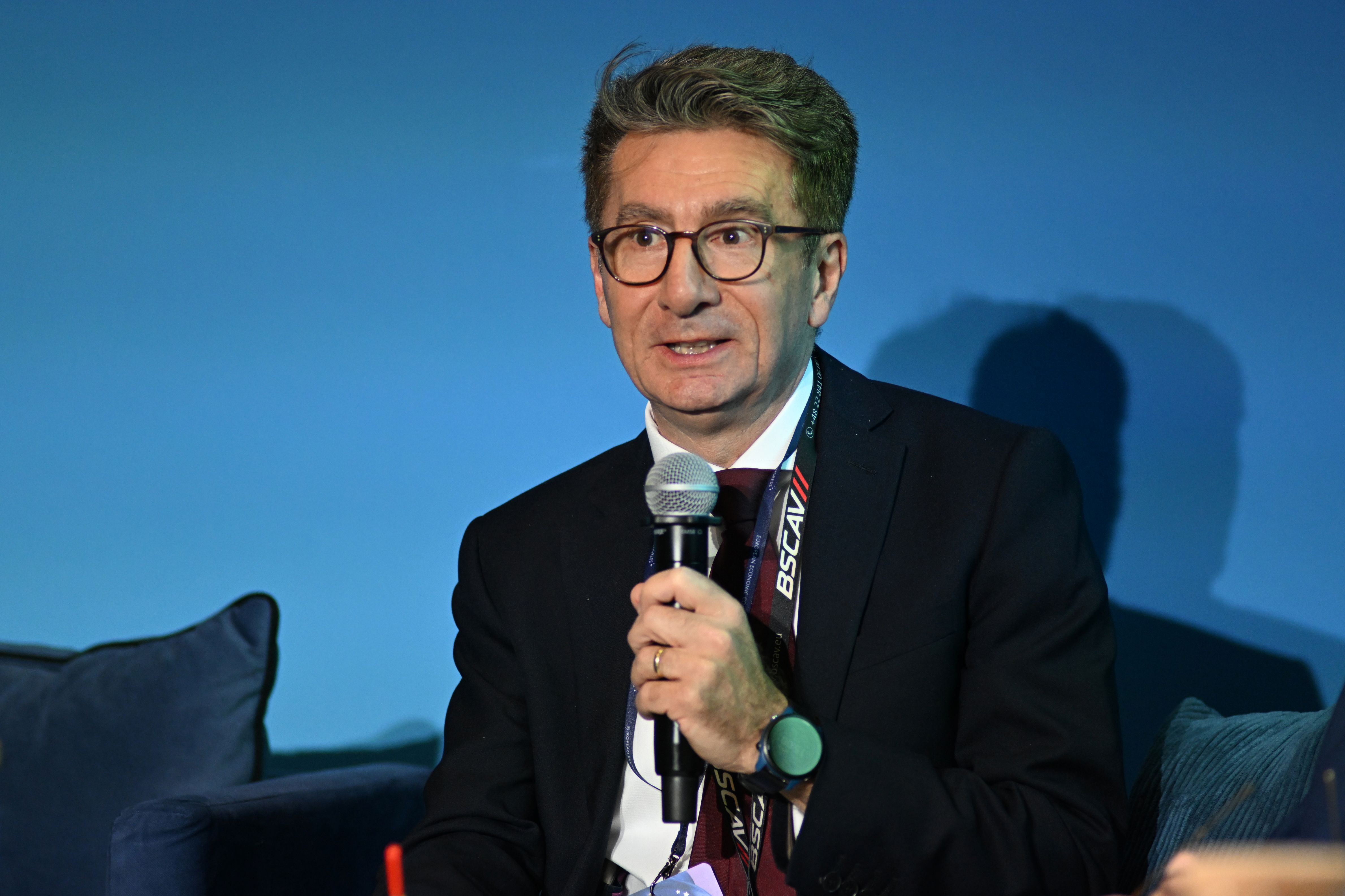 Turkekul Dogan, prezes zarządu Gulermak PPP Renewables podczas debaty poświęconej PPP w infrastrukturze odbywającej się w ramach Europejskiego Kongresu Gospodarczego. Fot. PTWP