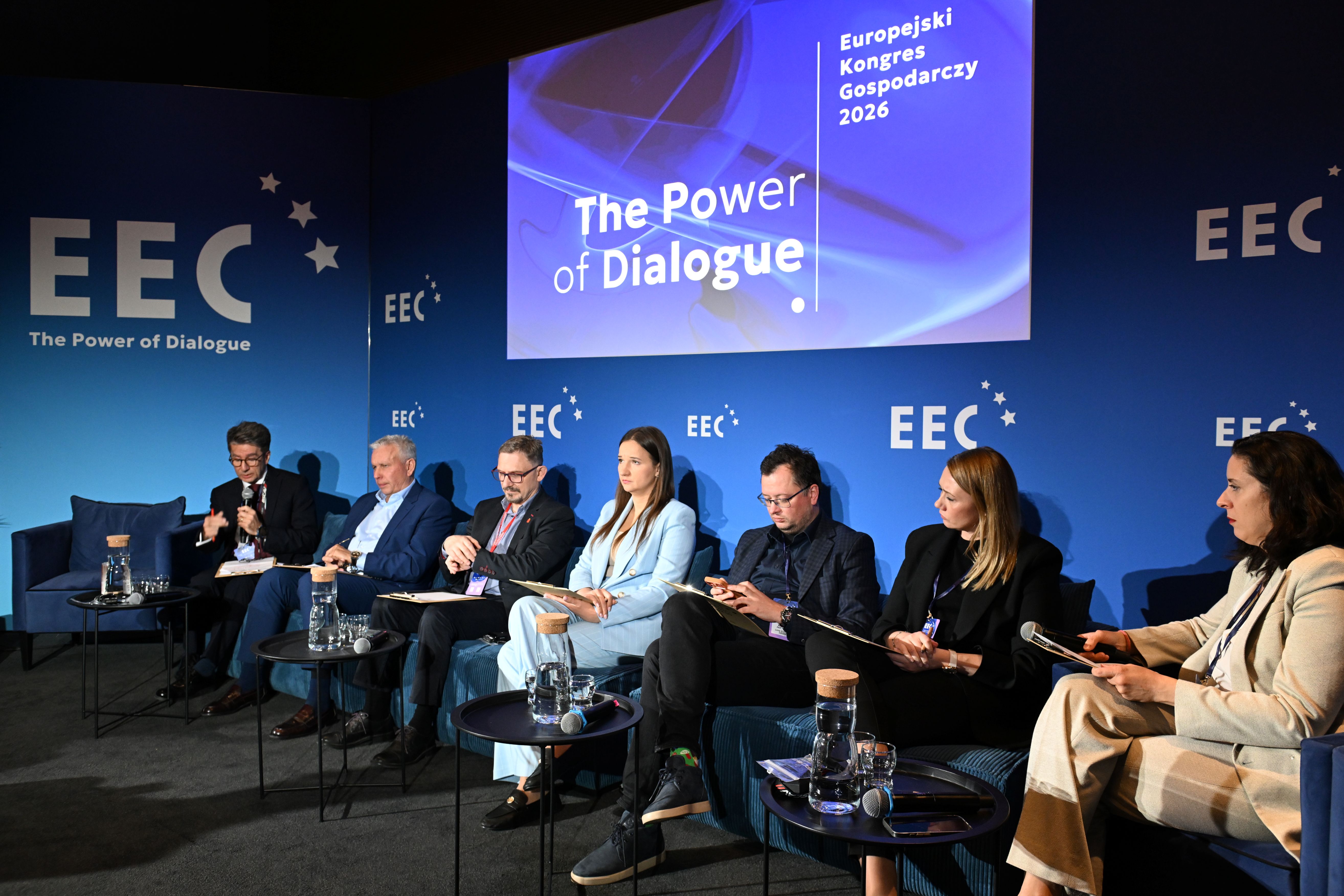 Debata poświęcona PPP w infrastrukturze podczas Europejskiego Kongresu Gospodarczego. Fot. PTWP