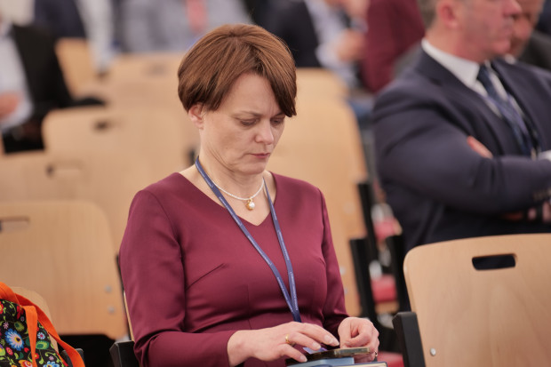 Jadwiga Emilewicz, minister przedsiębiorczości i technologii oraz minister rozwoju w latach 2018–2020, wiceprezes Rady Ministrów w 2020, pełnomocnik rządu ds. polsko-ukraińskiej współpracy rozwojowej w 2023 