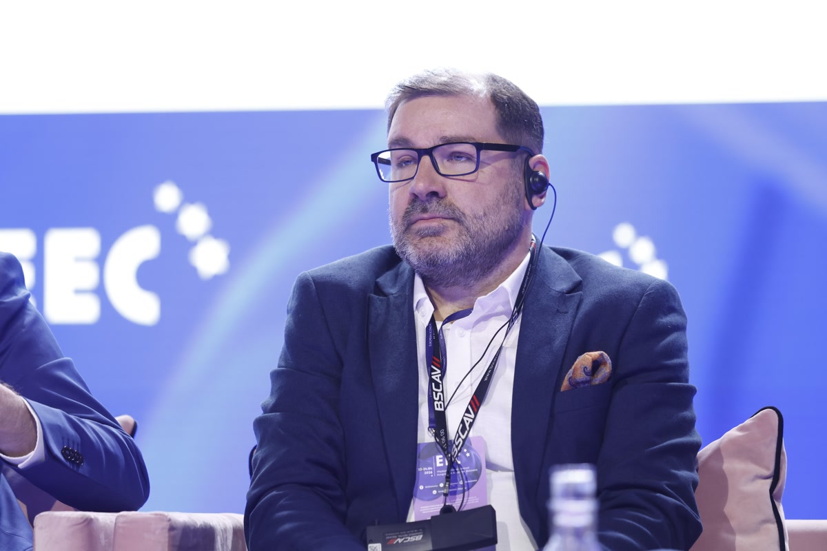Olaf Osica, dyrektor Biura Strategii i Analiz Urząd m.st. Warszawy w czasie Europejskiego Kongresu Gospodarczego.  Fot: PTWP