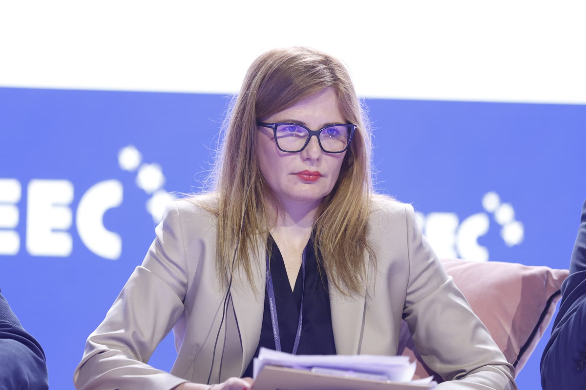 Anna Korc, CEO, Co-founder, Digital Techies w czasie Europejskiego Kongresu Gospodarczego.  Fot: PTWP