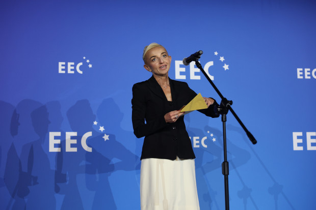 Wręczający:· Marta Postuła, pierwsza wiceprezes zarządu, Bank Gospodarstwa Krajowego 
