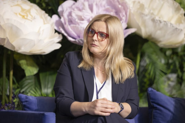 Agnieszka Słowikowska z Uniwersytetu Mikołaja Kopernika, dyrektorka JIVE-ERIC. Licencja: PTWP