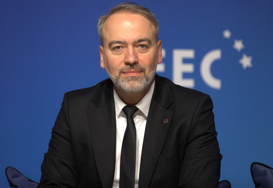 Leszek Hołda, prezes zarządu Bechtel Polska, poinformował o prowadzeniu 16 postępowań przetargowych o wartości 1,7 mld zł, które trafią na polski rynek. Fot. PTWP