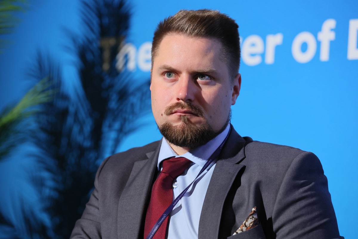 Szymon Borucki, prezes firmy Polmlek Fot: PTWP