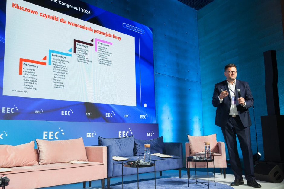 Leszek Kąsek podczas prezentacji raportu przygotowanego przez ING Bank Śląski i redakcję WNP Economic Trends.  Fot: PTWP