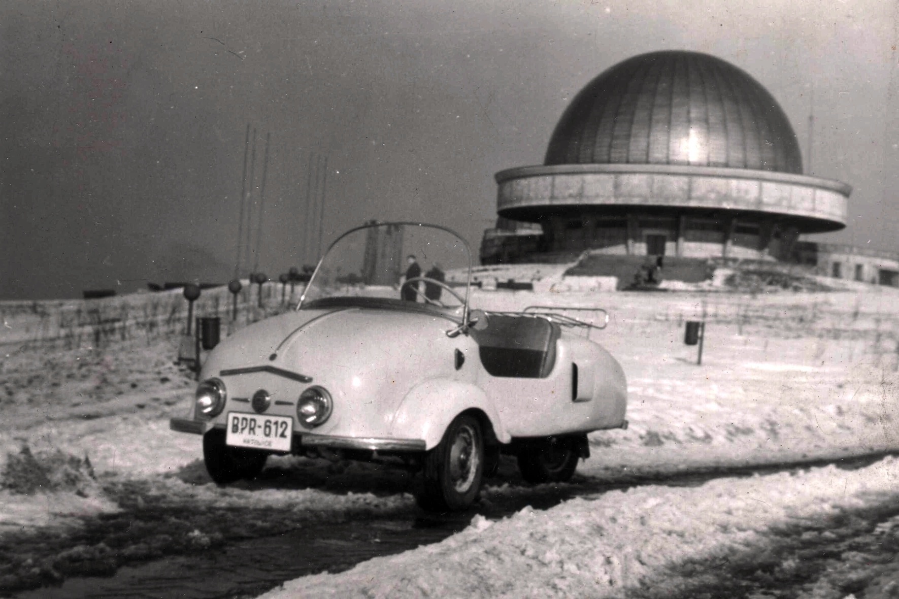 Autoskuter z 1957 roku, prototyp, produkcji seryjnej nie prowadzono. Fot: Materiały prasowe / Alstom