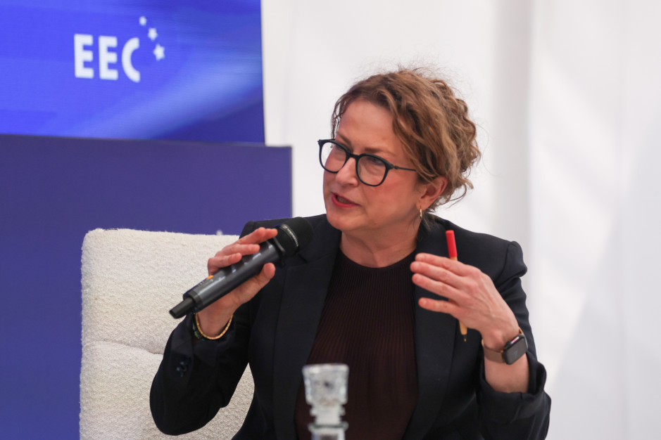 Debatę prowadziła Joanna Maćkowiak-Pandera z Forum Energii Fot: PTWP